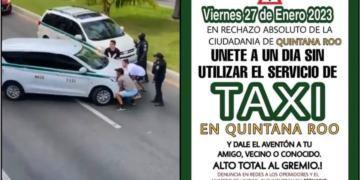Redes convocan a “Un día sin taxi en Quintana Roo”, ciudadanos piden un alto a los abusos de taxistas
