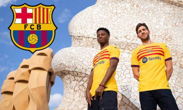 FC Barcelona revela su cuarto uniforme de la Temporada 2022-23 con homenaje a Cataluña