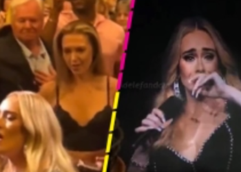Adele se conmueve hasta el llanto por el gesto de un hombre entre su público