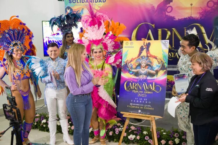 Lili Campos revela cartel del Carnaval Playa del Carmen 2023