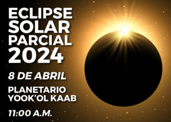 Disfruta del Eclipse Solar parcial en los planetarios de Quintana Roo