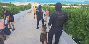 Unidad Canina participa en operativos para garantizar la seguridad