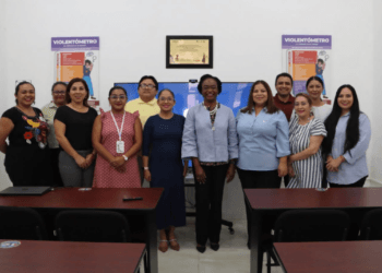 Asiste Dorothy Ngutter a informe de actividades sobre prevención de violencias