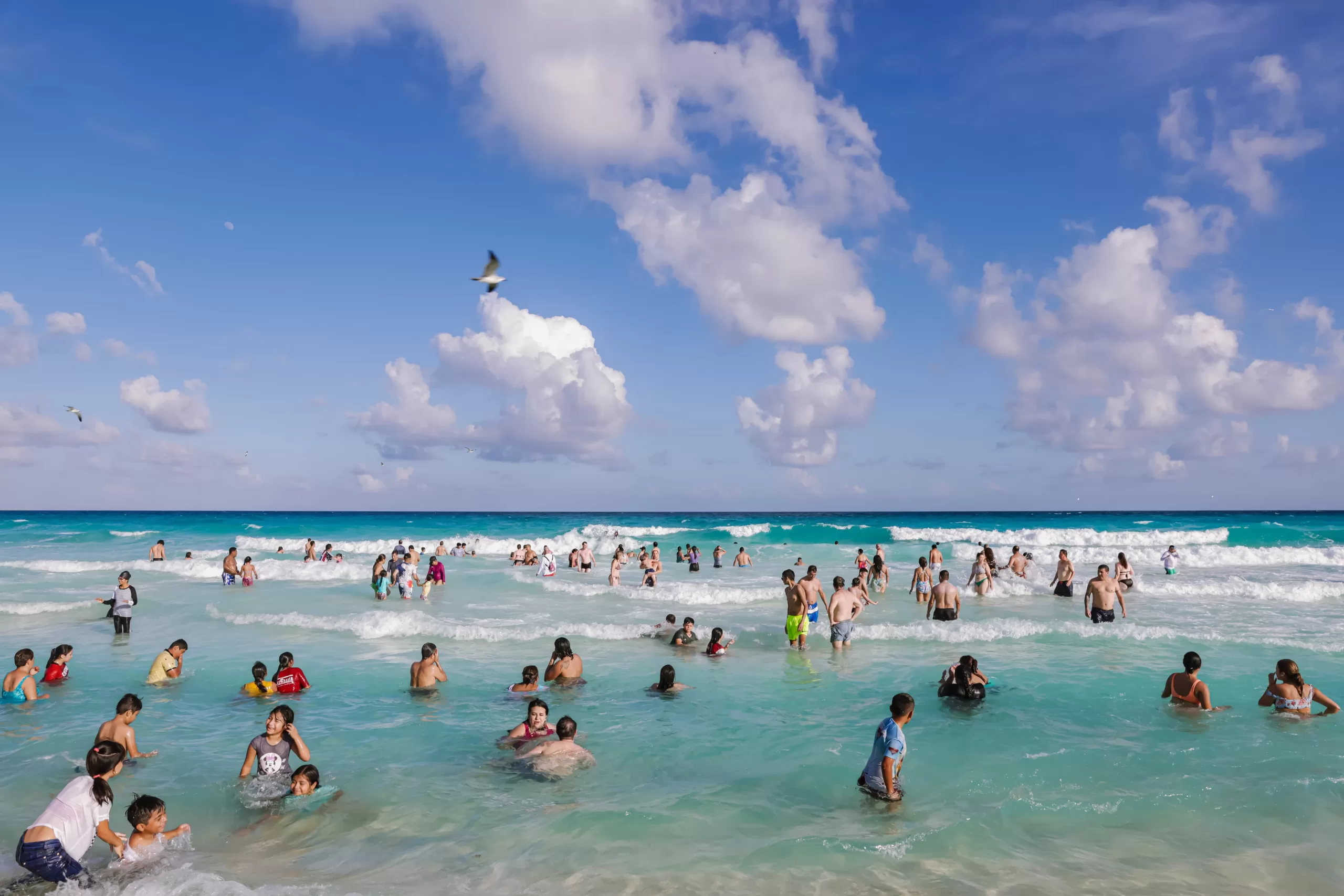 Vacacionistas disfrutan de las maravillas de Quintana Roo