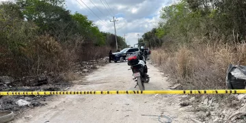 Hallazgo de restos humanos calcinados movilizan a las autoridades