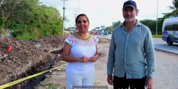 Avanzan trabajos de cableado subterráneo en el bulevar Colosio