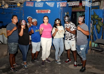 La lucha libre seguirá creciendo en Solidaridad asegura Lili Campos