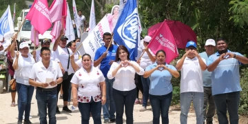 Fernanda Alvear genera apoyo en comunidades desfavorecidas de Leona Vicario, Puerto Morelos