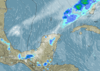 Frente frío 43: Previsiones para la Península de Yucatán