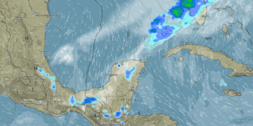 Frente frío 43: Previsiones para la Península de Yucatán