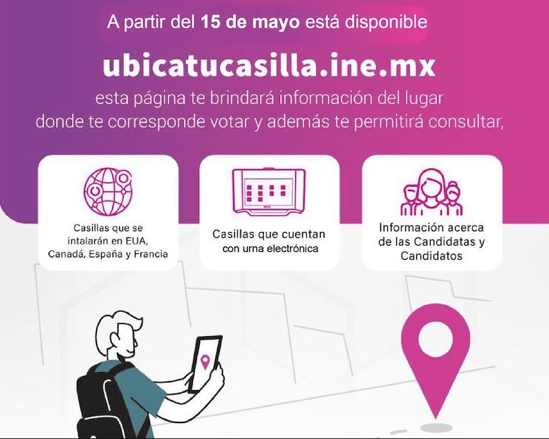 Descubre dónde votar con la aplicación 'ubica tu casilla' del INE