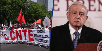 Protesta en Zócalo: Maestros de la CNTE vs. Marea Rosa