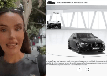 Actriz encuentra fallo en precio de Mercedes-Benz