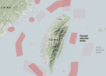 Maniobras militares chinas cerca de Taiwán