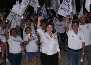 Apoyo ciudadano se inclina hacia Fernanda Alvear en Puerto Morelos