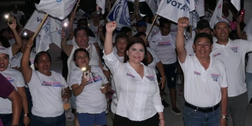 Apoyo ciudadano se inclina hacia Fernanda Alvear en Puerto Morelos