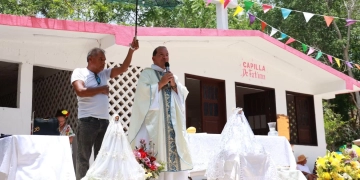 Realizan con éxito festejos en honor a la virgen de fátima en la zona continental