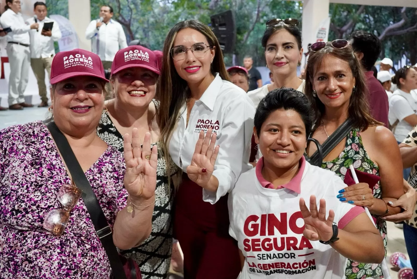 Paola Moreno cerró su campaña destacando el empoderamiento de las mujeres