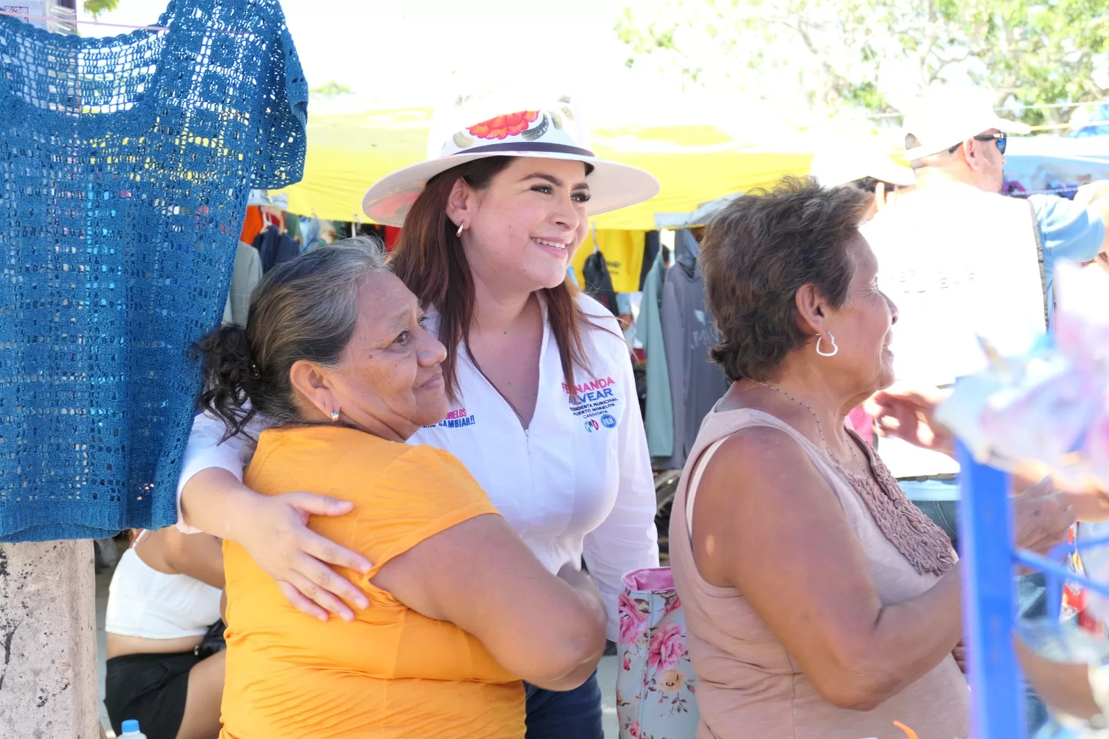 Fernanda Alvear hizo un llamado al voto útil para rescatar Puerto Morelos