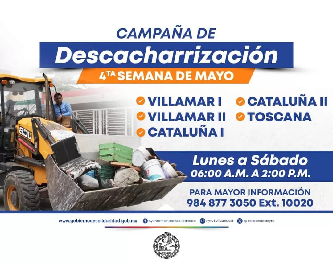 Campaña de descacharrización llega a Villamar, Cataluña y la Toscana