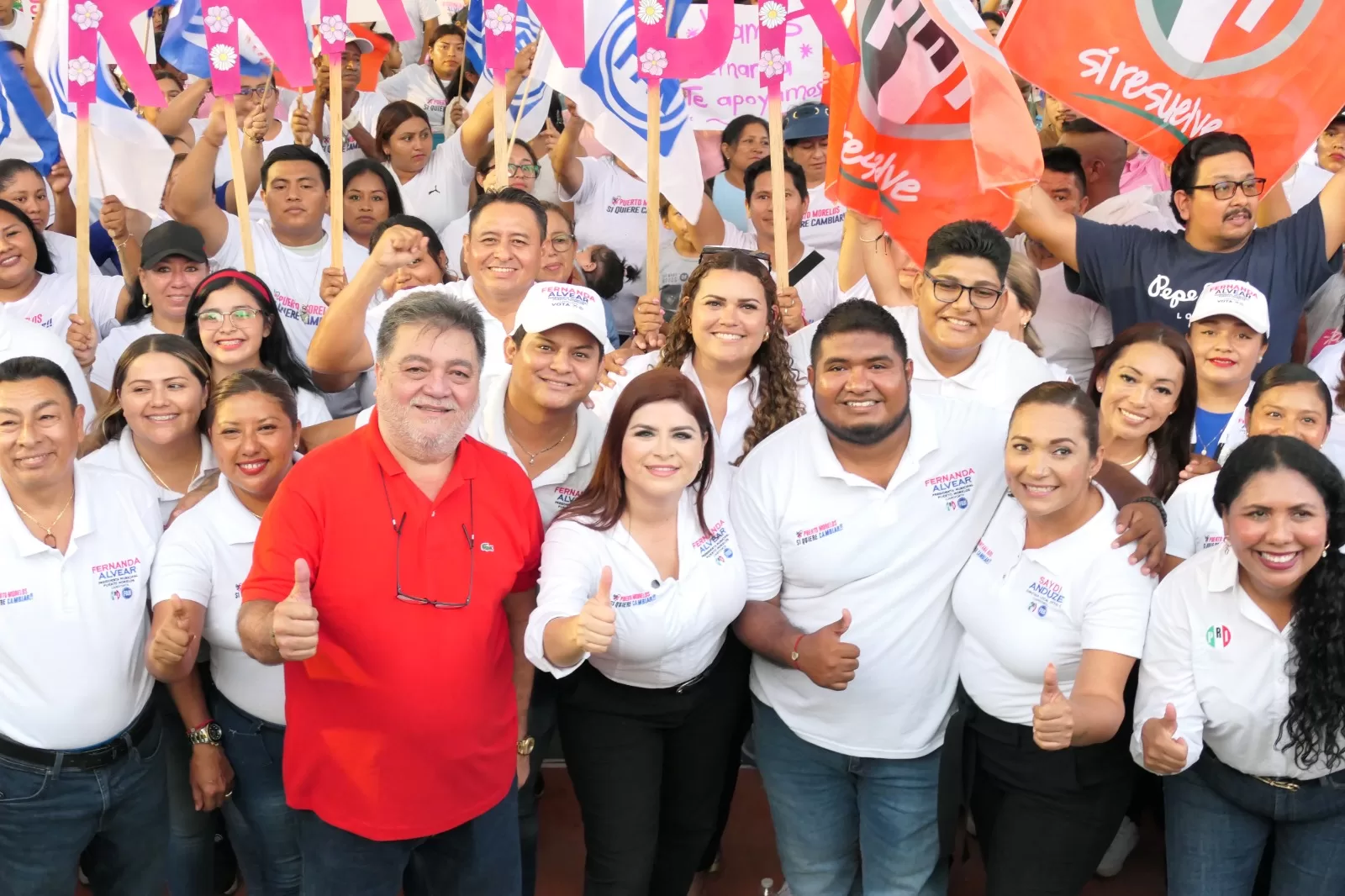 Llama Fernanda Alvear a los portomorelenses a sumarse al proyecto del cambio