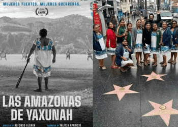 Amazonas de Yaxunah asisten al festival de cine en Hollywood