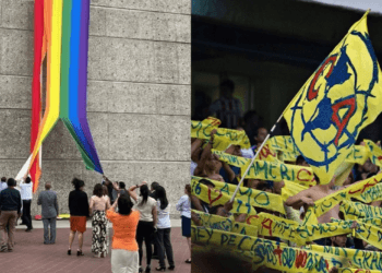 Funcionario del Infonavit causa polemica al comparar bandera LGBT+ con la del América