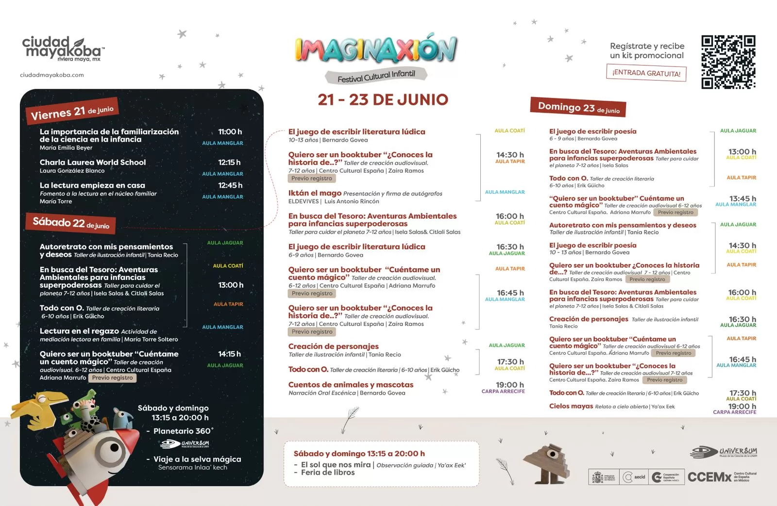 Celebrando la 'Imaginaxión': Festival infantil en Ciudad Mayakoba