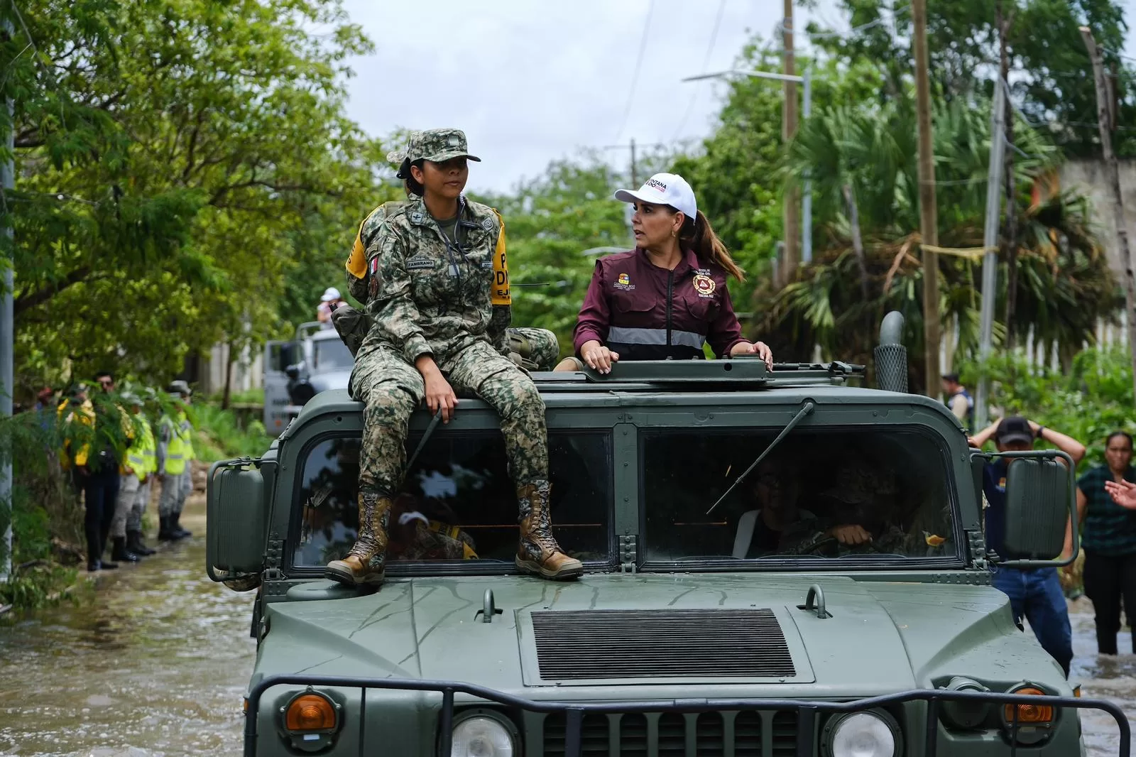 Mara Lezama continúa atendiendo llamadas de auxilio en Chetumal