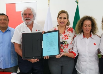 Lili Campos garantiza certeza jurídica a la Cruz Roja Mexicana