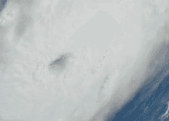 Así es como luce el huracán Beryl desde el espacio