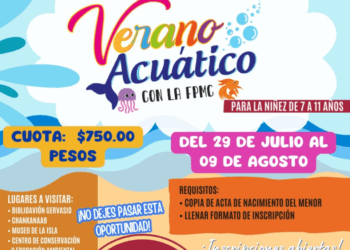 Invita FPMC a participar en el tradicional curso “Verano Acuático”