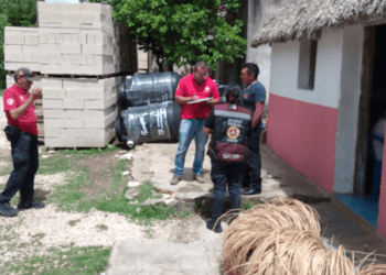 Refuerzan seguridad de refugios temporales en Felipe Carrillo Puerto