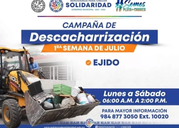 En marcha el programa de descacharrización en la colonia Ejido