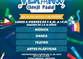 Gobierno de Solidaridad invita al curso de verano 'Chéejil Páalal'