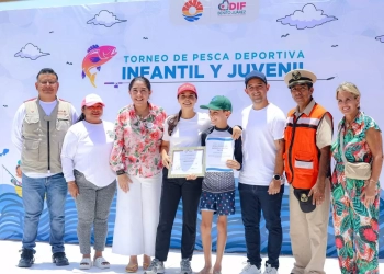 Encabeza Ana Paty premiación del 'Torneo Municipal de Pesca Deportiva Infantil y Juvenil 2024'