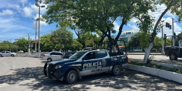 Ataque a balazos en avenida Yaxchilán deja 2 detenidos y daños materiales
