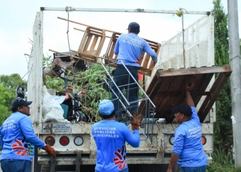 Solidaridad refuerza recolección de basura para mantener un entorno limpio