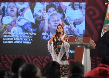 Mara Lezama destaca beneficios del Tren Maya en el día internacional de la juventud