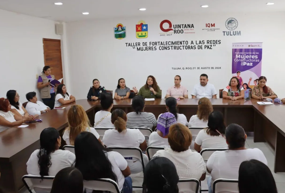 Impulsa IQM la construcción de paz en Tulum