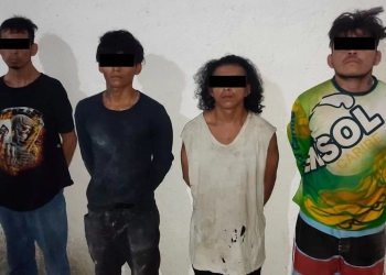 Capturan a 4 sujetos por feminicidio en Cancún