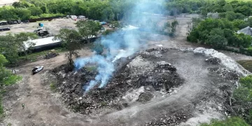 Suspensión total de obra tras incendio en terrenos de CADU