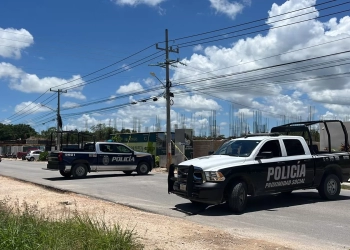 Arrojan granada de fragmentación en construcción de avenida La Luna