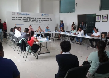 Lili Campos preside sesión del Consejo Directivo del Instituto del Deporte en Solidaridad