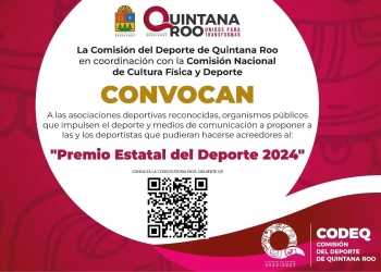 CODEQ lanza convocatoria para el premio Estatal del Deporte 2024 en Quintana Roo