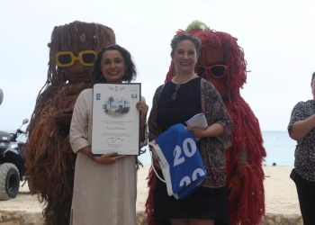 Playa inclusiva Pelícanos recibe bandera Azul en Solidaridad