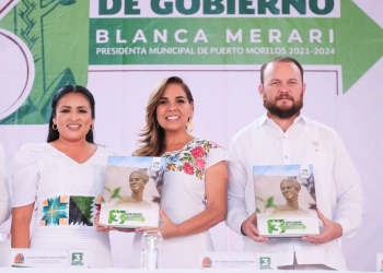 Blanca Merari rinde su 3° informe de gobierno en Puerto Morelos