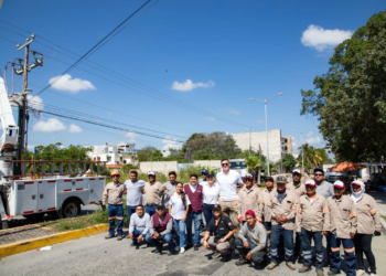 Refuerzan mantenimiento urbano en Playa del Carmen