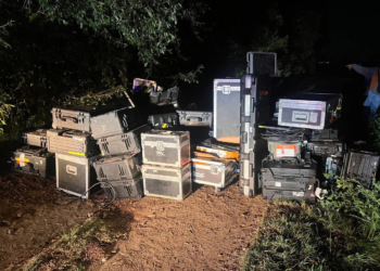 Recuperan equipo robado de Los Ángeles Azules en la autopista México-Puebla