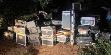 Recuperan equipo robado de Los Ángeles Azules en la autopista México-Puebla